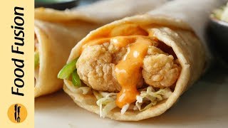 Crispy Chicken Paratha Roll Recipe By Food Fusion Ramzan Special Recipe [upl. by Talyah362]