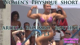 Physique Short Ariella Palumbo Routine at Muscle Beach [upl. by Corly]