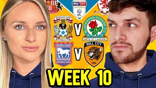 CHAMPIONSHIP PREDICTIONS WEEK 10 [upl. by Tnemelc768]