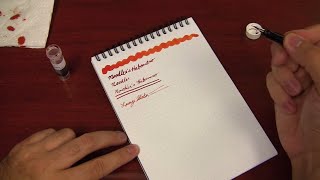 How To Test Ink With Goulet Ink Samples Fountain Pen 101 [upl. by Eniluqcaj]