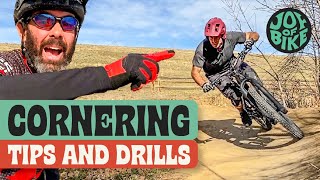 OVER 40 MOUNTAIN BIKE TIPS CORNERING WITH CONFIDENCE  Loose over Hardpack [upl. by Wales140]