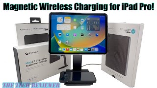 Magnetic Wireless Charging for iPad Pro PITAKA MagEZ Case Pro amp MagEZ Charging Stand Review [upl. by Ribal]