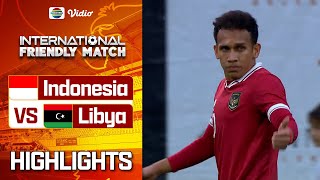 Indonesia VS Libya  Highlights  International Friendly Match [upl. by Elmer786]