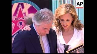 Oscar winning actress Marlee Matlin gets star on Walk of Fame [upl. by Aihsetal693]