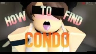 HOW TO FIND Condo amp Scented Con Games in Roblox NEW 2021 February MORPHS AND ANIMATIONS [upl. by Ecnarepmet]