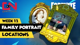 Fortnite FAMILY PORTRAIT Locations Shipwreck  Week 12 Challenge [upl. by Carissa215]