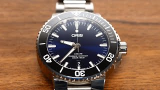 Oris Aquis Date 2017 Review  Best Diver under 2000 [upl. by Yenroc]