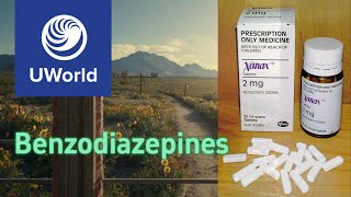 Benzodiazepines vs BarbituratesAntidepressant  UWorld Pharmacology USMLE Step 1 NCLEX [upl. by Hajin521]