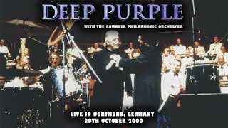 Deep Purple with the Romania Philarmonic Orchestra  Live In Dortmund Germany 29th October 2000 [upl. by Mathian127]