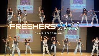 Our Dance Performance  IPCW Delhi University Freshers 2023 [upl. by Jemie]