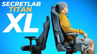 The KINGSIZE Throne for GIANTS Secretlab Titan XL 2020 vs Standard Size [upl. by Ydniahs]