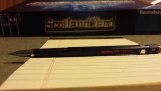 Rotring 300 Mechanical Pencil Review 2 mm [upl. by Stryker]