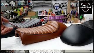 Cafe Racer Bike Universal Seats HONDA YAHAMA SUZUKI [upl. by Haswell]