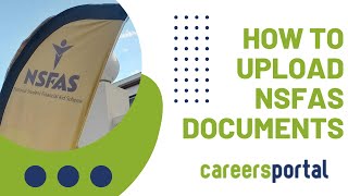 How To Upload Documents On myNSFAS  Careers Portal [upl. by Angelo287]