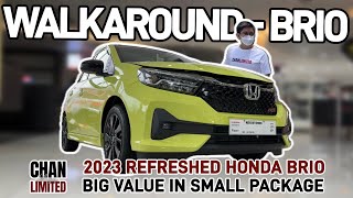 2023 Honda Brio Facelift  Walkaround  New Features and Upgrades [upl. by Holihs]