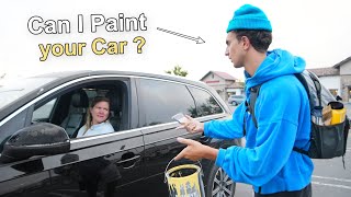 Asking Strangers to Paint THEIR Car [upl. by Etnud]