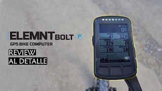 Wahoo Elemnt Bolt  Review al detalle en español [upl. by Albert]