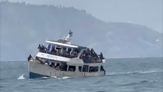 Naufrage du bateau Merdi sur le lacKivu  des témoignages et réactions de la population de Goma [upl. by Annehs]