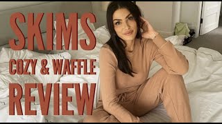 SKIMS Super Honest Cozy Collection amp Waffle Review Sizing Fits Prices [upl. by Kurtzig814]