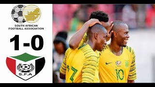 South Africa vs Sudan  AFCON 2021 Qualifier 17112019 [upl. by Ahsert466]