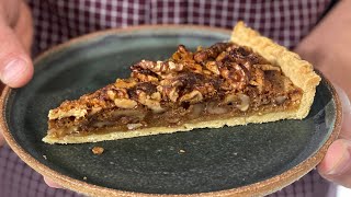 TARTE AUX NOIX FACILE AVEC PATE A TARTE MAISON [upl. by Kuebbing]