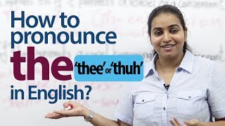 How to Pronounce quotthequot in English  English Pronunciation amp Grammar lesson [upl. by Jessen]