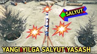 SALYUT TAYYORLASH Salyut yasash ajoyibYangi yilga salyut yasash Yangi yil uchun salyut 2021yil [upl. by Bashemath889]