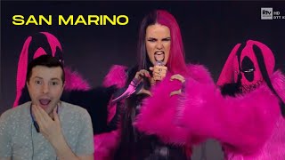 LETS REACT TO EUROVISION 2024  San Marino  Megara  1111 [upl. by Woodruff381]