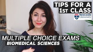 How to Study for Biomedical Sciences Multiple Choice Exams  Atousa [upl. by Kciredorb]