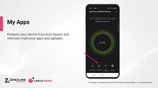 ZoneAlarm Mobile Security  Android App Tour [upl. by Oinigih]