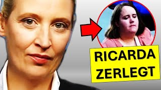 FETTE BLAMAGE LIVE IM BUNDESTAG  ALICE WEIDEL RECHNET MIT RICARDA LANG AB [upl. by Gibb117]