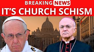 The Catholic Church is Divided Msgr Viganò Accused Its Schism 💥 [upl. by Murdock105]