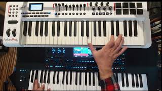 Thomann AKX1100 control via AXIOM PRO 49 midi controller [upl. by Anilak413]