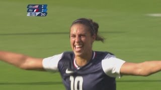 USA 42 France  Womens Football Group G  London 2012 Olympics [upl. by Tsnre443]