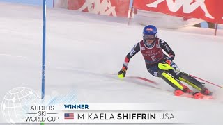 Ski Alpin Womens Slalom II LeviFIN 2run Highlights 2023  89th Victory for Michaela Shiffrin 🥳 [upl. by Kluge253]