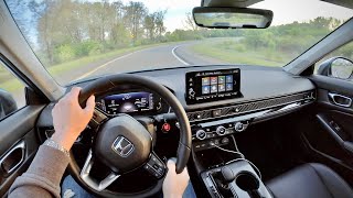 2022 Honda Civic Touring Sedan  POV Review [upl. by Ranie]