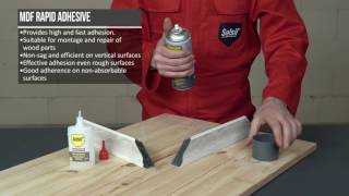 How to apply Selsil MDF Rapid Adhesive [upl. by Limay]