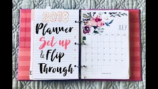 PLANNER SET UP DIY LIFE PLANNER [upl. by Nylad741]