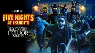 Five Nights at Freddys  Halloween Horror Nights  5 Attractions We Want to See at Universal Studios [upl. by Adiarf944]