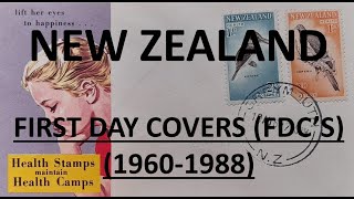 Philately  First Day Covers FDCs  New Zealand  1960  1988  Vintage  Hobbies [upl. by Sherar744]