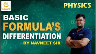 Physics Basic Mathematics All Differentiation Formulas for Class 11 amp 12  NEETJEE By Navneet Sir [upl. by Amick693]