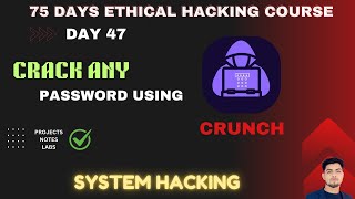 Day 47 How to Make a Powerfull wordlist  System Hacking 🔥 Ethical hacking full course [upl. by Kilby826]