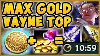 INSTANT DOUBLE KLEPTO PROC VAYNE MAX GOLD VAYNE IS 100 NUTTY VAYNE SEASON 9 League of Legends [upl. by Onifur]