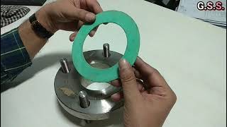 Piping Engineering  type of gaskets used for flanged joints [upl. by Stone]