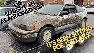 Restoring an Abandoned Honda CRX [upl. by Weiler821]