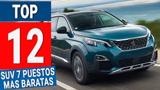 TOP SUV MAS BARATAS 2020 7 Puestos [upl. by Ayahc]