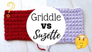 Are The Griddle Stitch and Suzette Stitch Different SPOILER ALERT Yes  Beginner Crochet Stitches [upl. by Amuwkuhc]