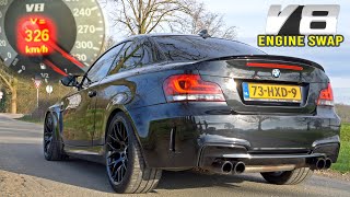 650HP BMW 1M V8 Supercharged  100200 200300 amp AKRAPOVIC SOUND [upl. by Hersh649]