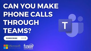 Can You Make Phone Calls Through Microsoft Teams [upl. by Ainniz]