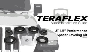 JT 15quot Performance Spacer Leveling Kit Install  TeraFlex [upl. by Brenner369]